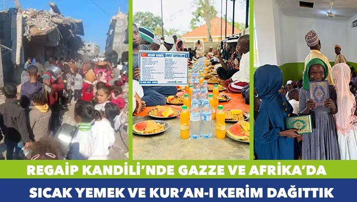 Regaip Kandili Yemek ve Kur'an Dağıtımları